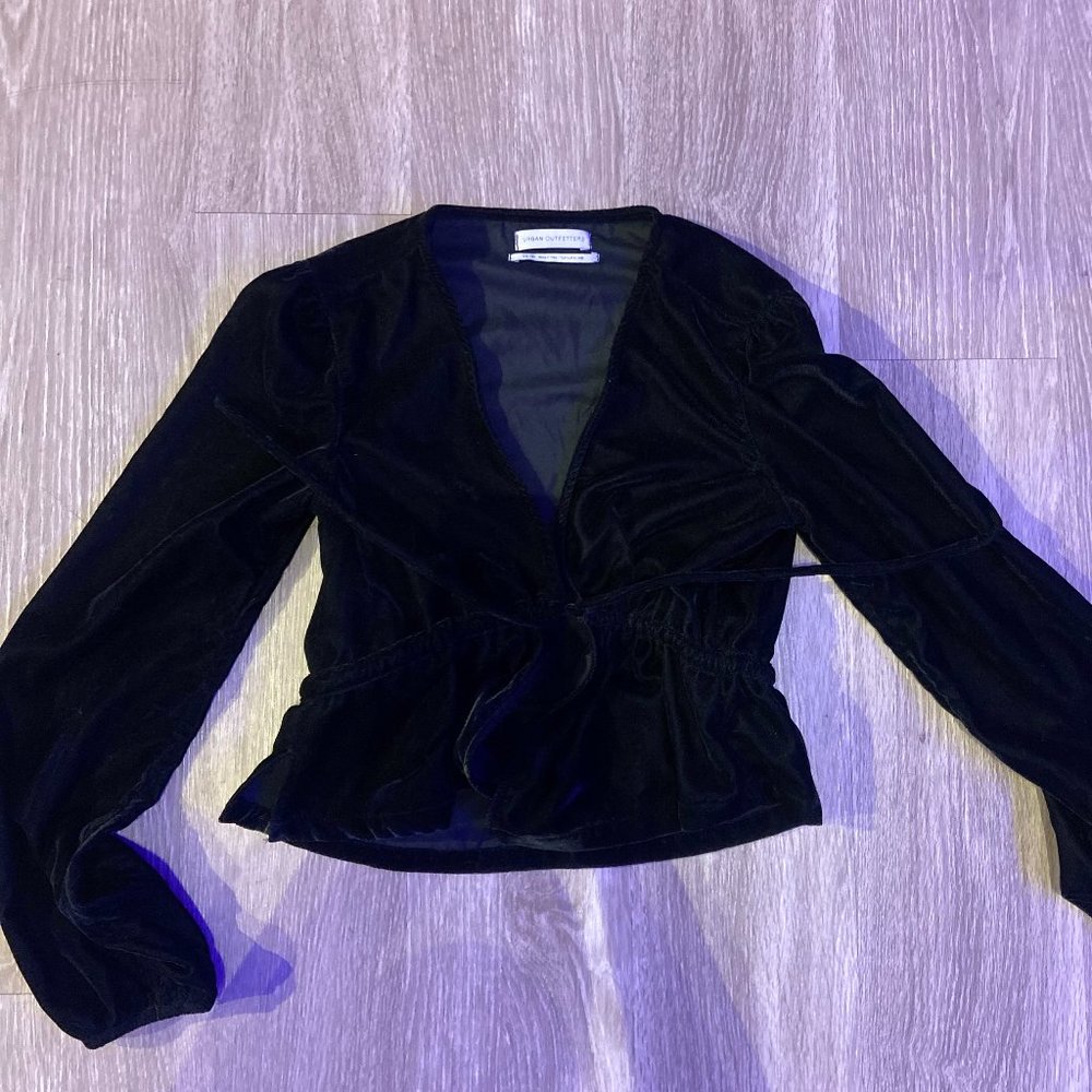 Suede Tie-Blazer